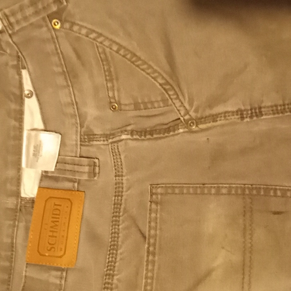 Schmidt work pants, 30×32, great shape, few stains, green in color - Picture 2 of 3